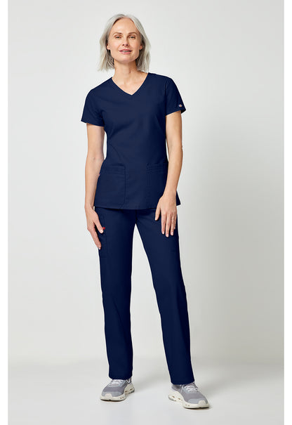 EDS Signature 85906 Women's V-Neck Scrub Top Navy