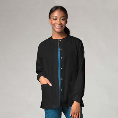 Core 8606 Unisex Snap Jacket Black