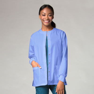 Core 8606 Unisex Snap Jacket Ceil Blue