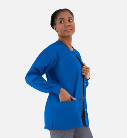 Core 8606 Unisex Snap Jacket Royal Blue