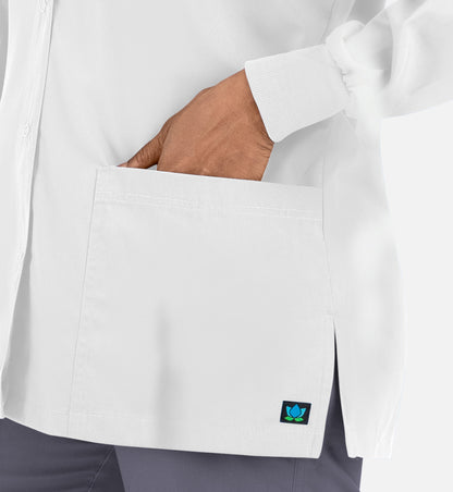 Core 8606 Unisex Snap Jacket White