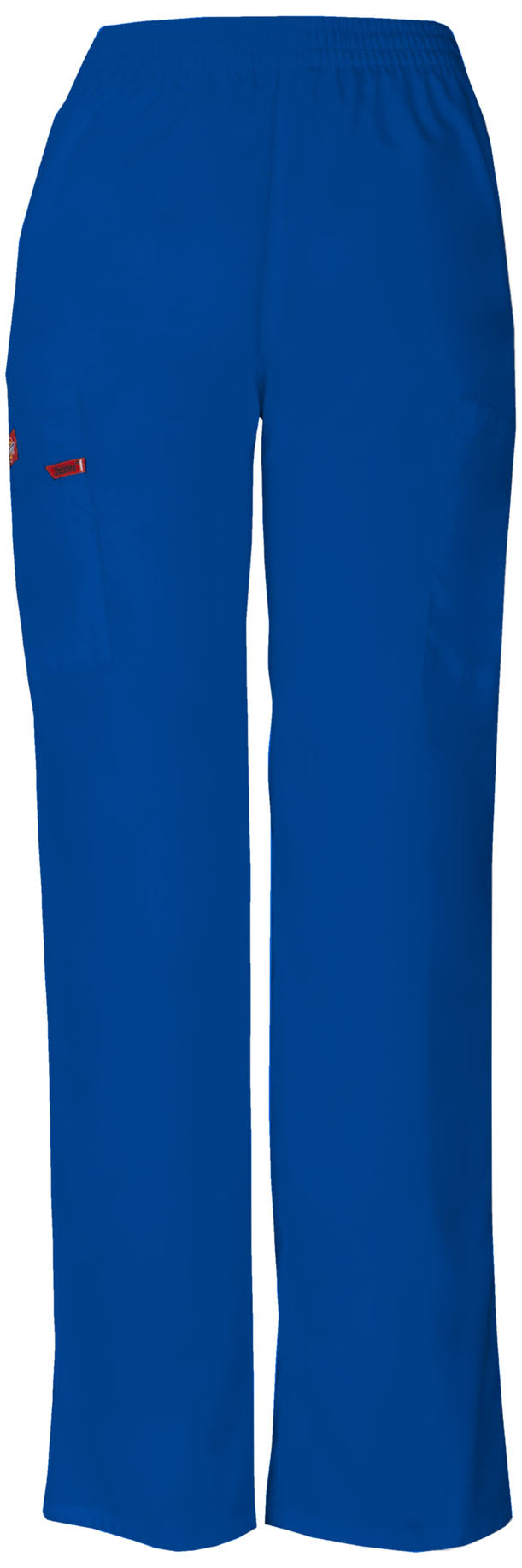 EDS Signature 86106 Natural Rise Tapered Leg Pull-On Pants Galaxy Blue Model Image Front | Dickies