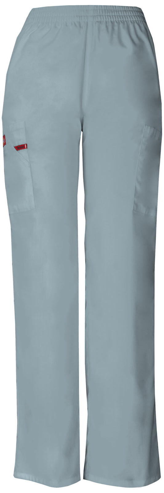 EDS Signature 86106 Natural Rise Tapered Leg Pull-On Pants Grey Model Image Front | Dickies