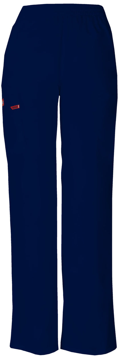 EDS Signature 86106 Women's Natural Rise Tapered Leg Pull-On Scrub Pants Navy