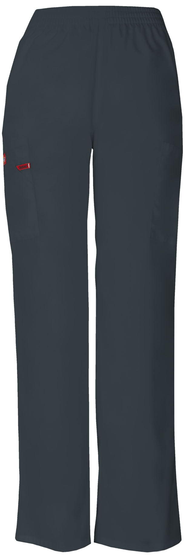 EDS Signature 86106 Natural Rise Tapered Leg Pull-On Pants Pewter