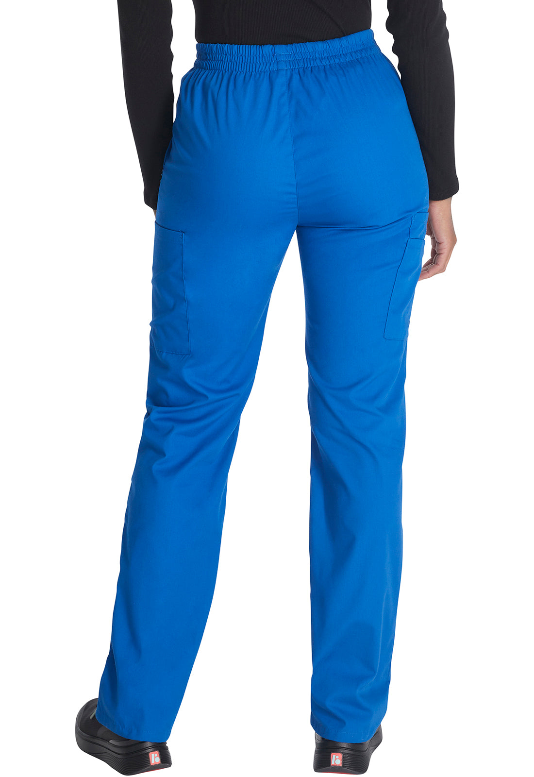 EDS Signature 86106 Natural Rise Tapered Leg Pull-On Pants Royal Model Image Back | Dickies