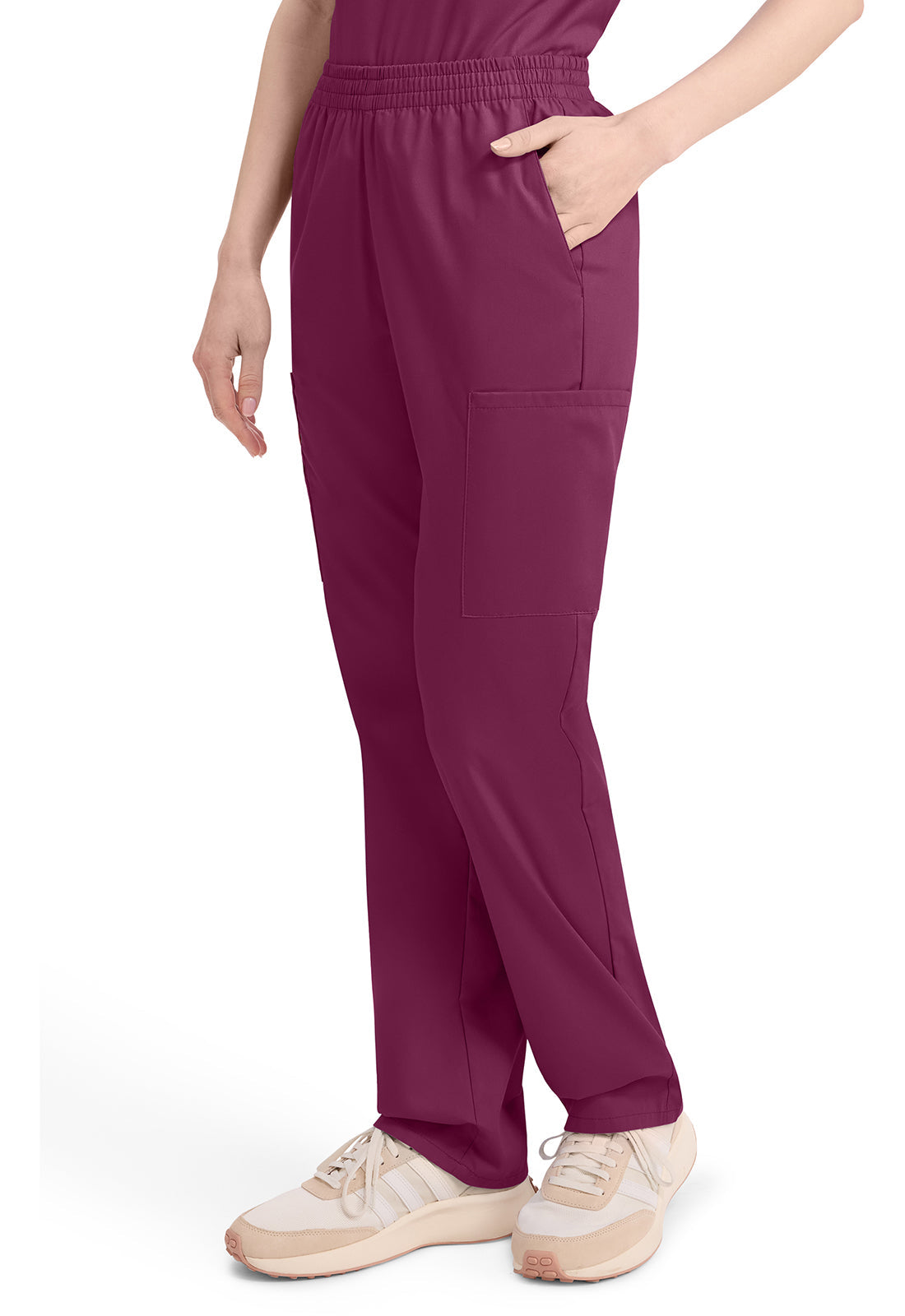 EDS Signature 86106 Women's Natural Rise Tapered Leg Pull-On Scrub Pants image 3