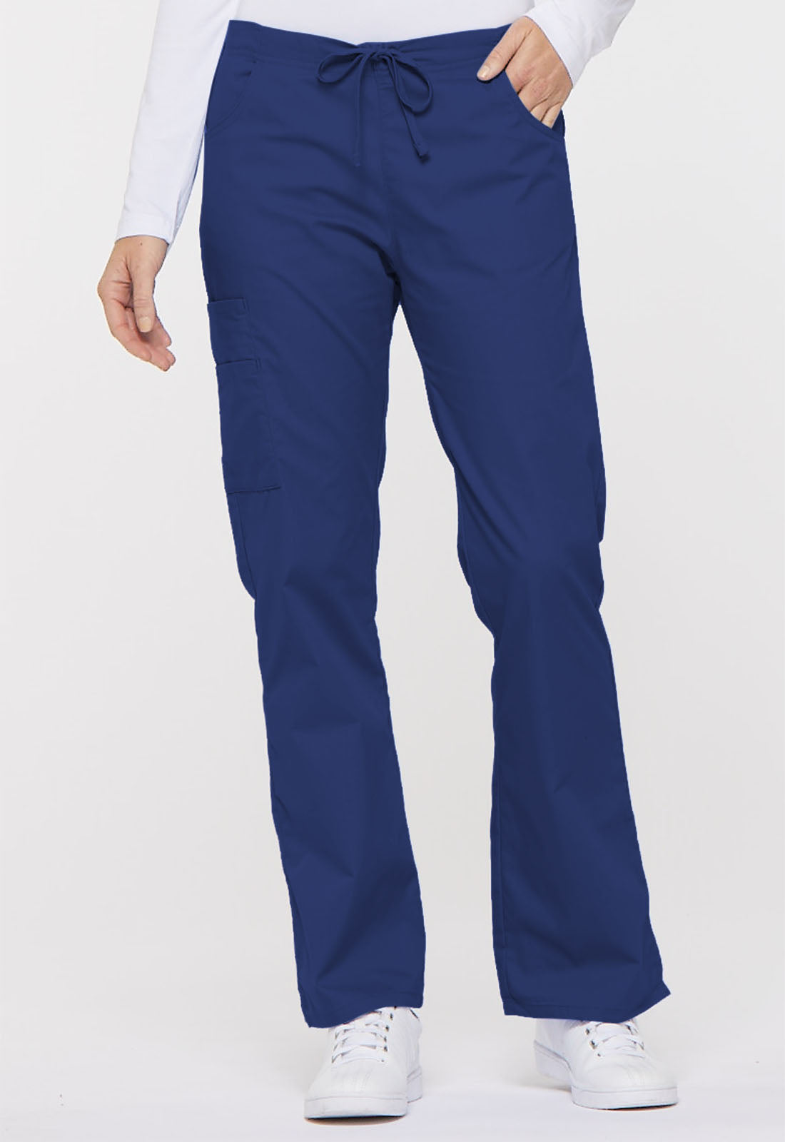 EDS Signature 86206 Mid Rise Drawstring Cargo Pants Galaxy Blue