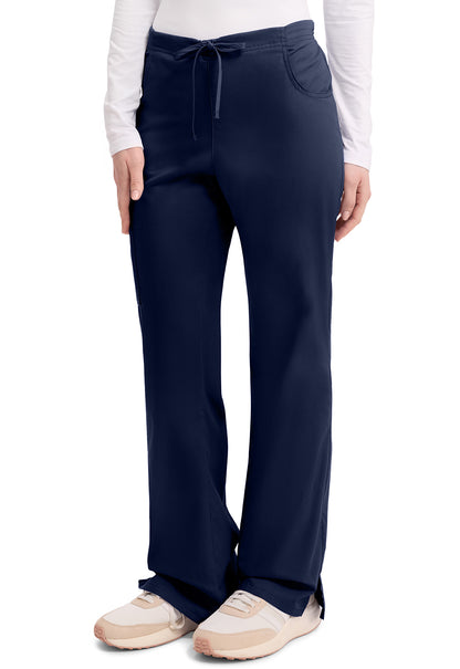 EDS Signature 86206 Women's Mid Rise Drawstring Cargo Scrub Pants Navy