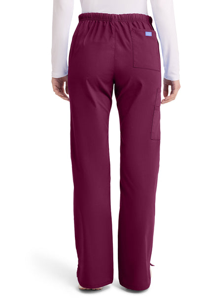 EDS Signature 86206 Women's Mid Rise Drawstring Cargo Scrub Pants image 5
