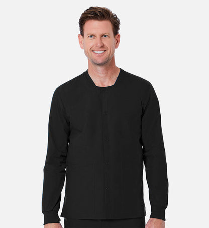 Redpanda 8716 Unisex Snap Jacket Black