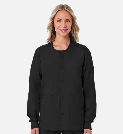 Redpanda 8716 Unisex Snap Jacket Black