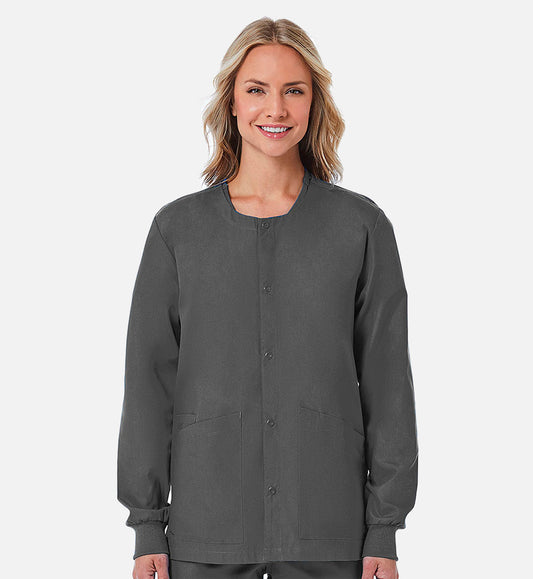 Redpanda 8716 Unisex Snap Jacket Pewter