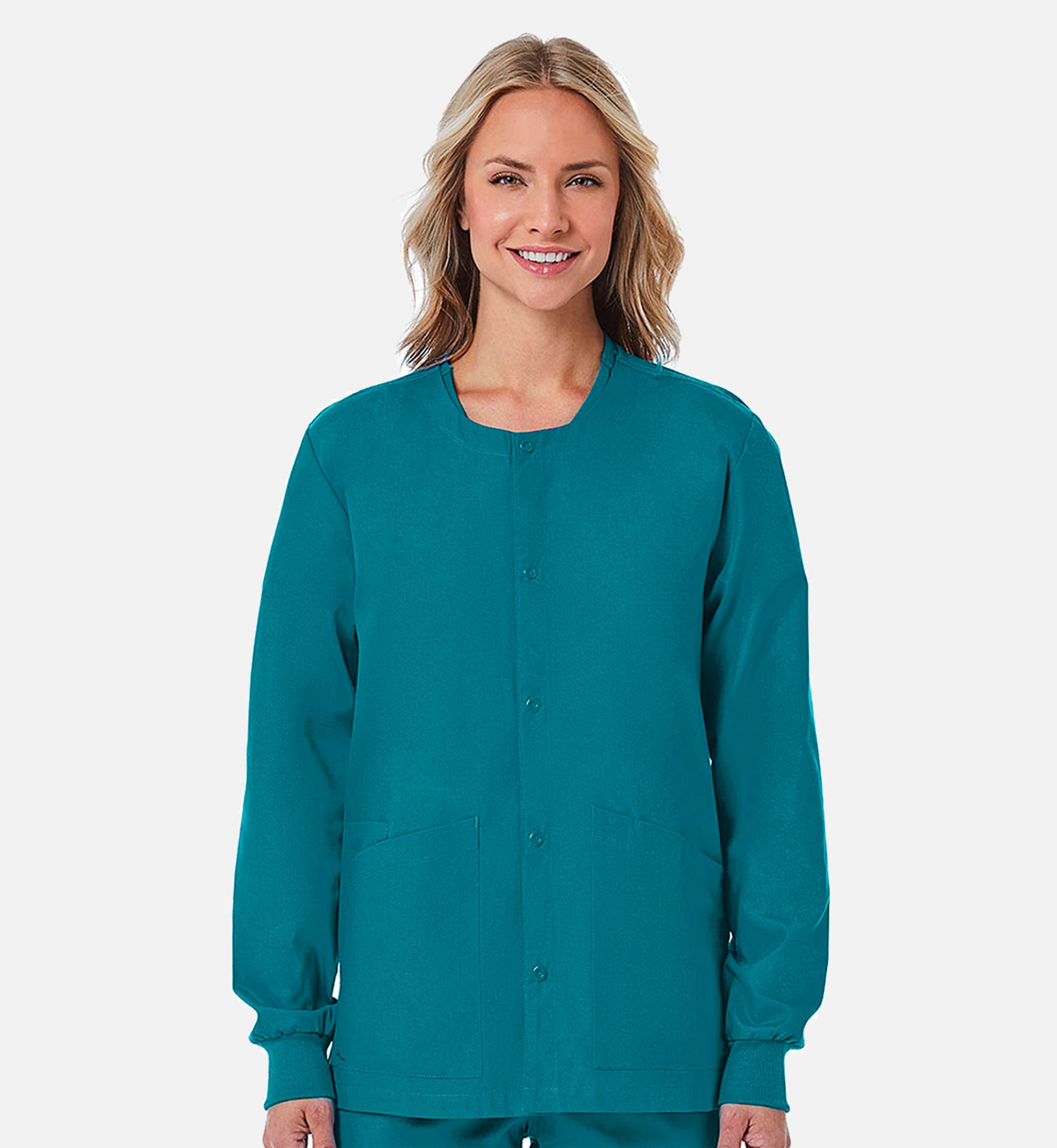 Redpanda 8716 Unisex Snap Jacket Teal