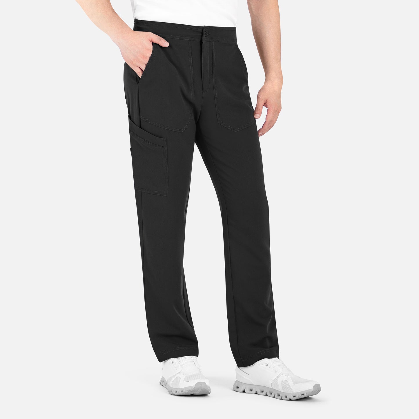 Matrix Pro Men'ss 8901 Men's Half Elastic Waistband Cargo Scrub Pants