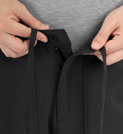 Matrix Pro Men's 8901 Men's Half Elastic Waistband Cargo Pants Black