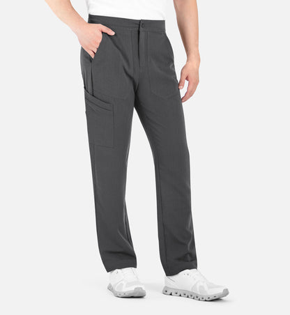 Matrix Pro Men's 8901 Men's Half Elastic Waistband Cargo Pants Heather Grey