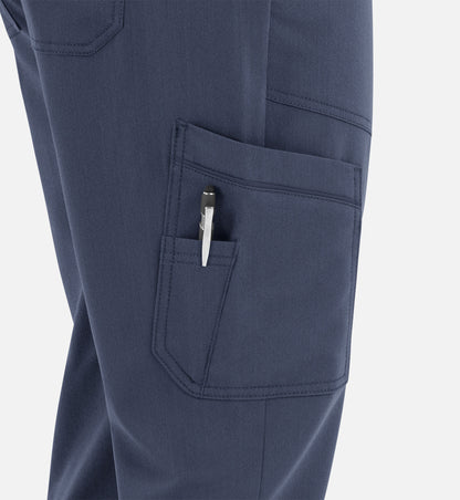 Matrix Pro Men's 8901 Men's Half Elastic Waistband Cargo Pants Heather Navy