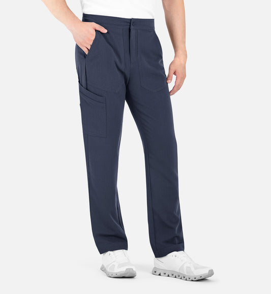 Matrix Pro Men's 8901 Men's Half Elastic Waistband Cargo Pants Heather Navy