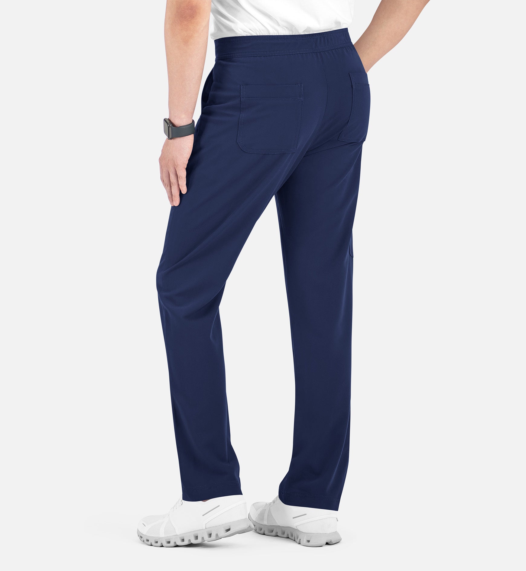 Matrix Pro Mens 8901 Men’s Half Elastic Waistband Cargo Pant Navy