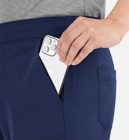 Matrix Pro Men's 8901 Men's Half Elastic Waistband Cargo Pants Navy