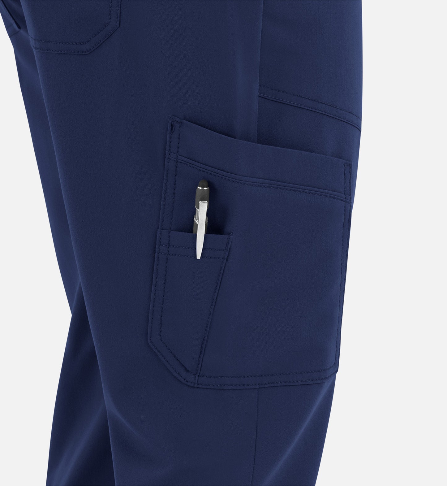 Matrix Pro Men's 8901 Men's Half Elastic Waistband Cargo Pants Navy