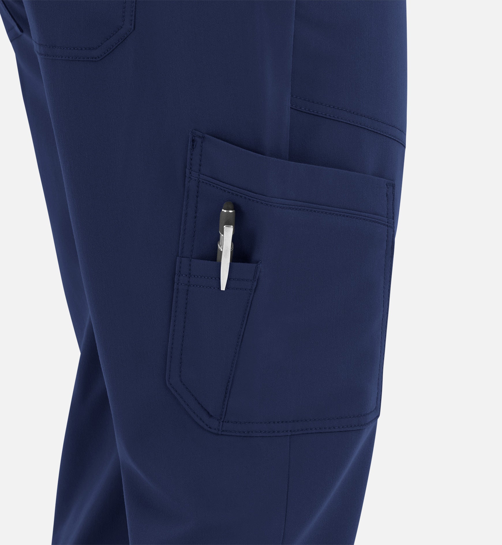 Matrix Pro Men's 8901 Men's Half Elastic Waistband Cargo Pants Navy