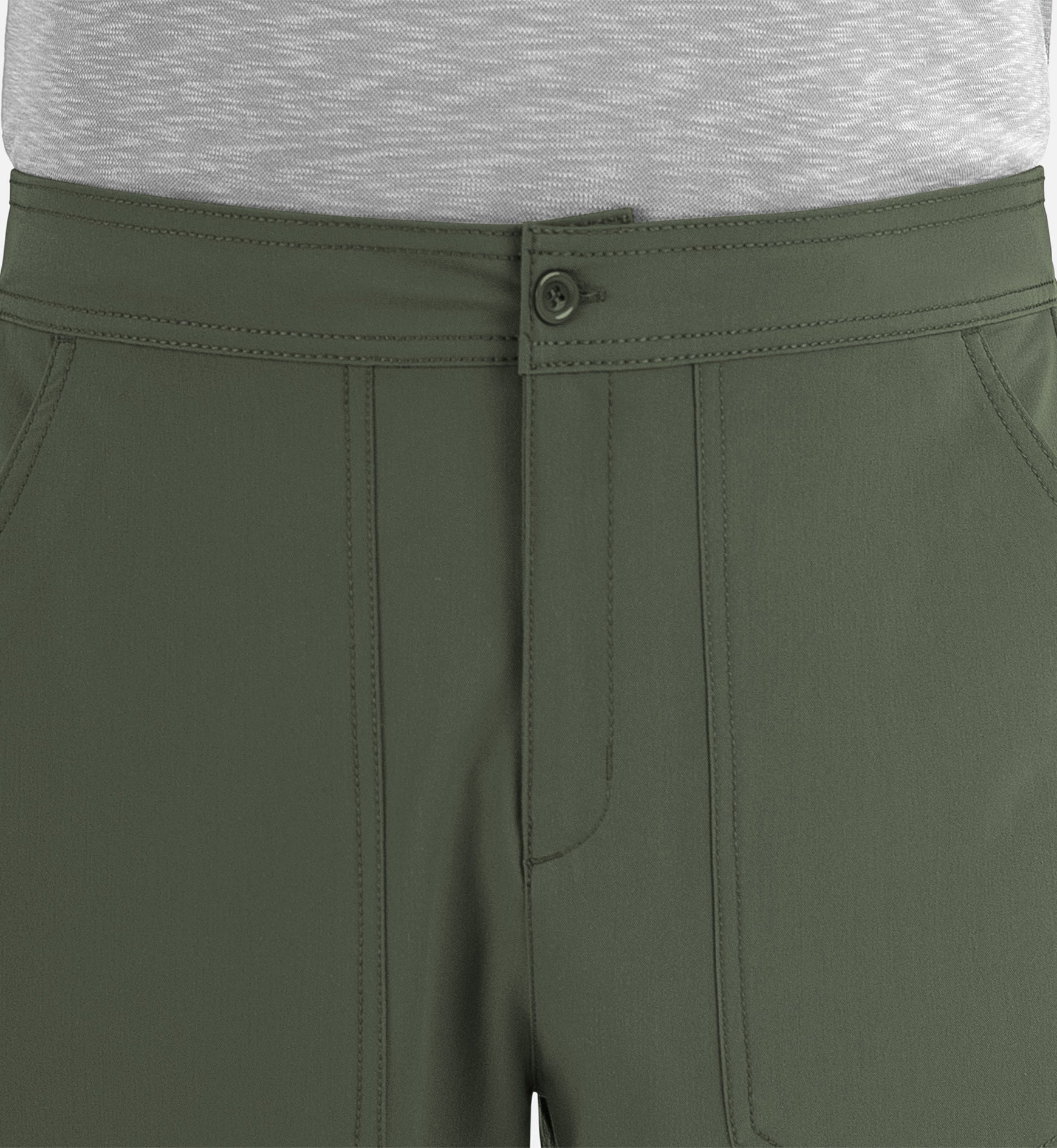 Matrix Pro Men's 8901 Men's Half Elastic Waistband Cargo Pants Olive