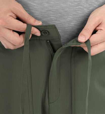 Matrix Pro Men's 8901 Men's Half Elastic Waistband Cargo Pants Olive