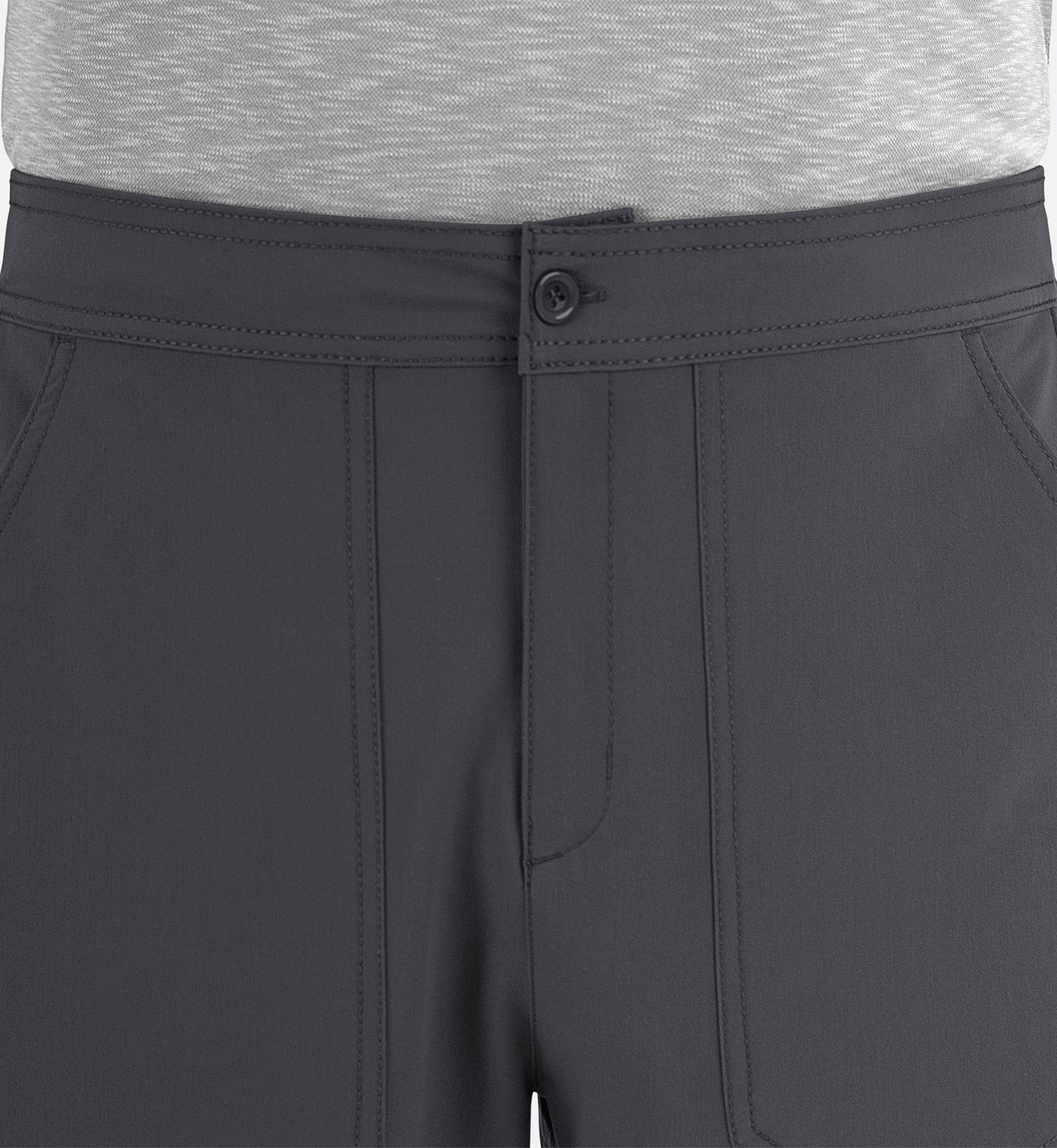 Matrix Pro Men's 8901 Men's Half Elastic Waistband Cargo Pants Pewter