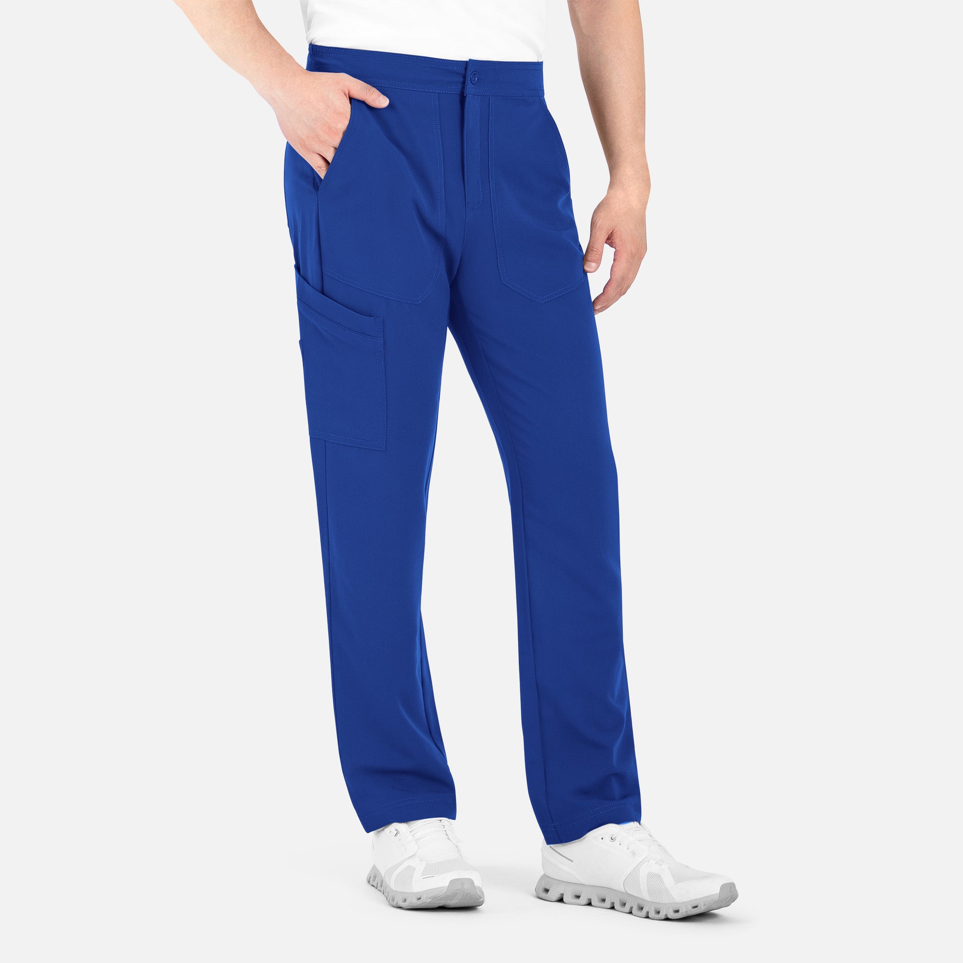 Matrix Pro Mens 8901 Men’s Half Elastic Waistband Cargo Pant Royal Blue