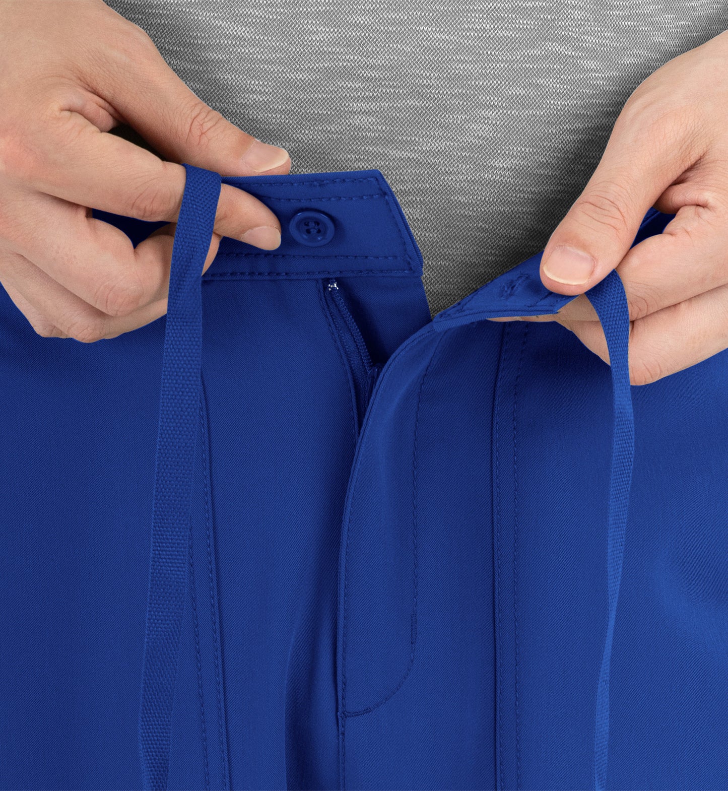 Matrix Pro Men's 8901 Men's Half Elastic Waistband Cargo Pants Royal Blue