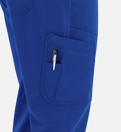 Matrix Pro Men's 8901 Men's Half Elastic Waistband Cargo Pants Royal Blue