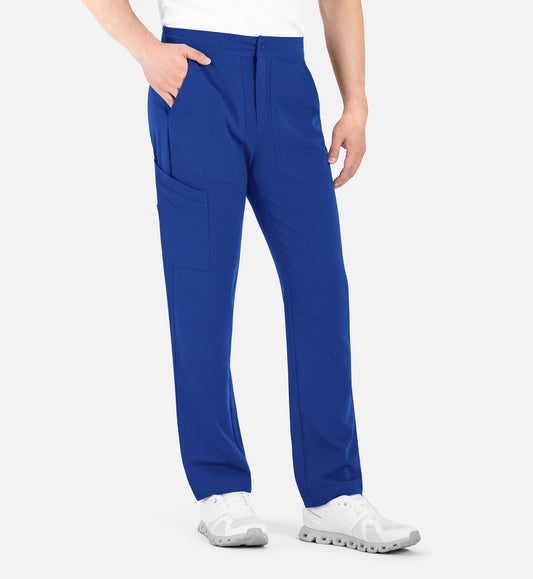 Matrix Pro Men's 8901 Men's Half Elastic Waistband Cargo Pants Royal Blue