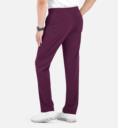 Matrix Pro Men's 8901 Men's Half Elastic Waistband Cargo Pants Wine