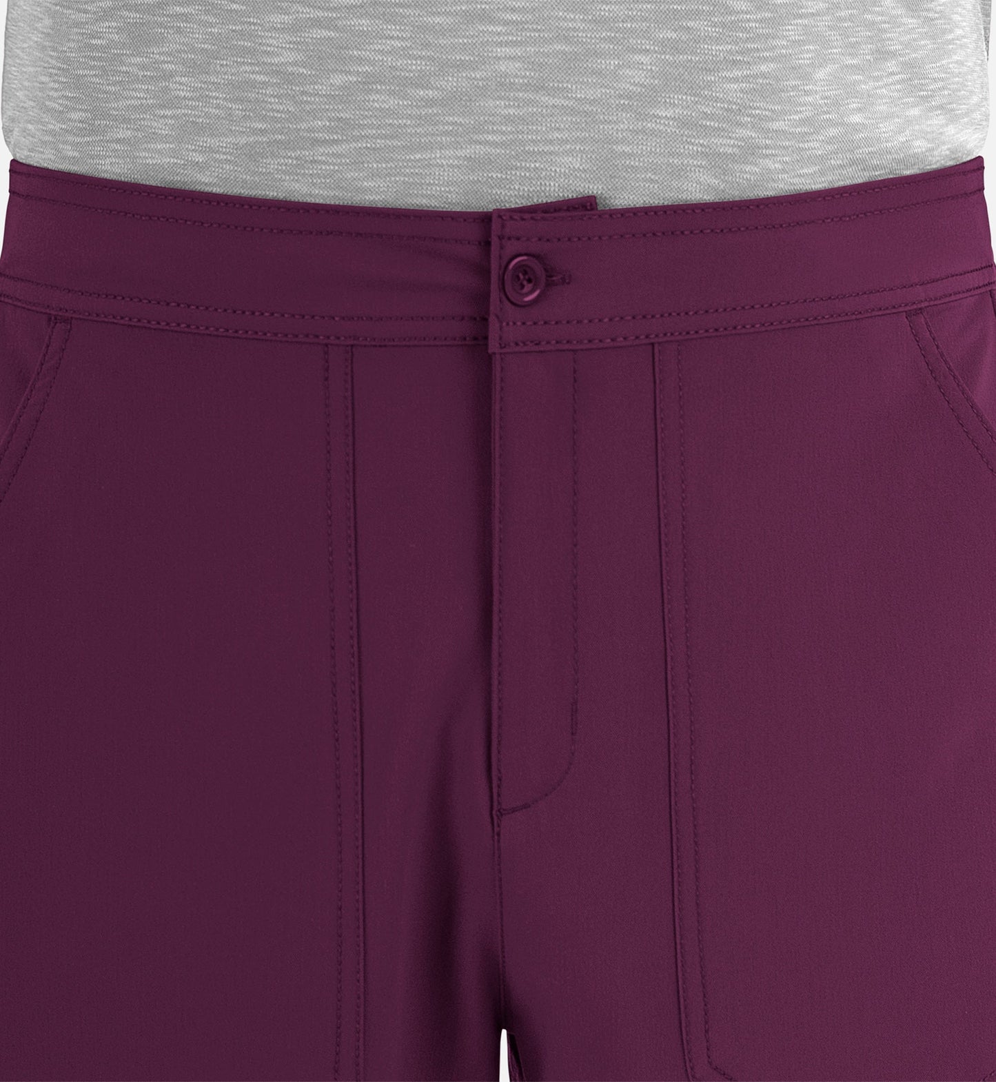 Matrix Pro Men's 8901 Men's Half Elastic Waistband Cargo Pants Wine