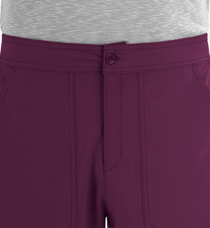 Matrix Pro Men's 8901 Men's Half Elastic Waistband Cargo Pants Wine