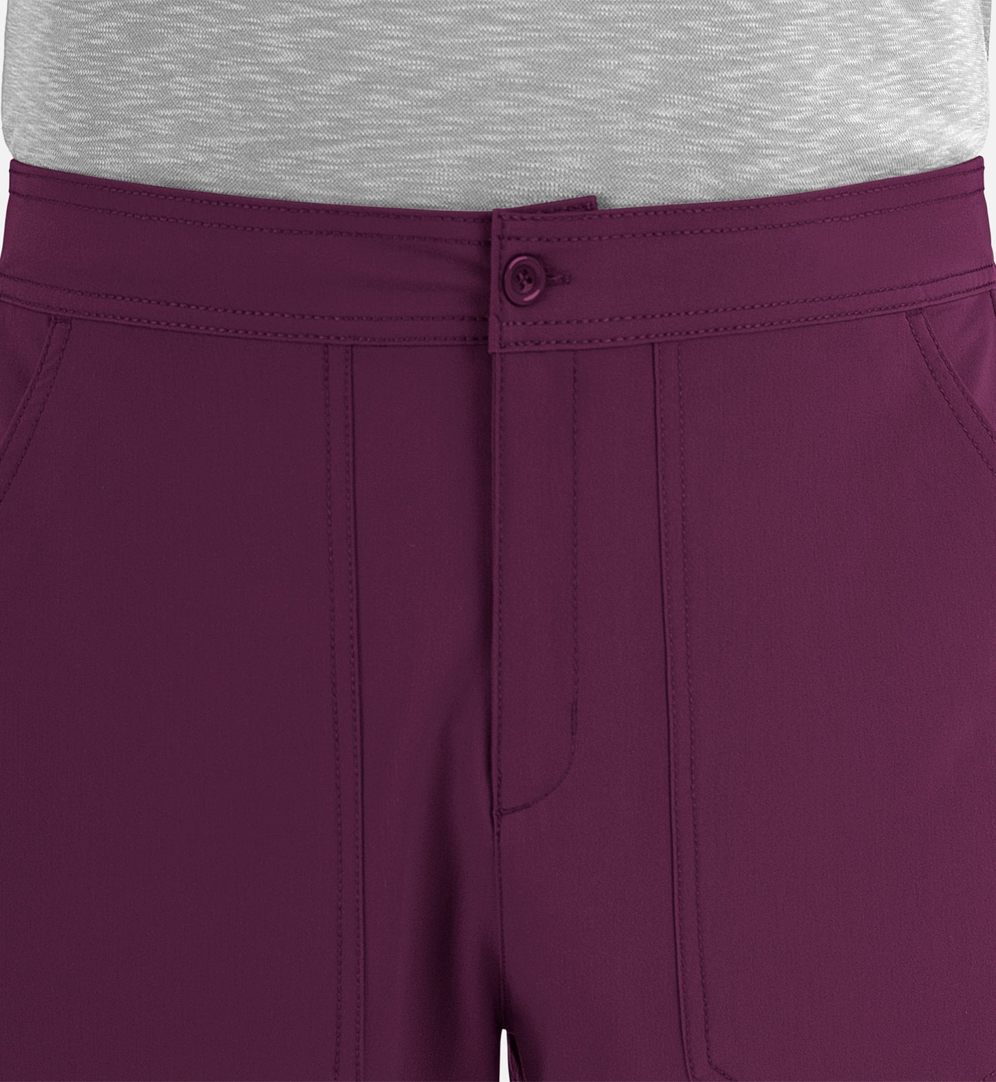 Matrix Pro Men's 8901 Men's Half Elastic Waistband Cargo Pants Wine