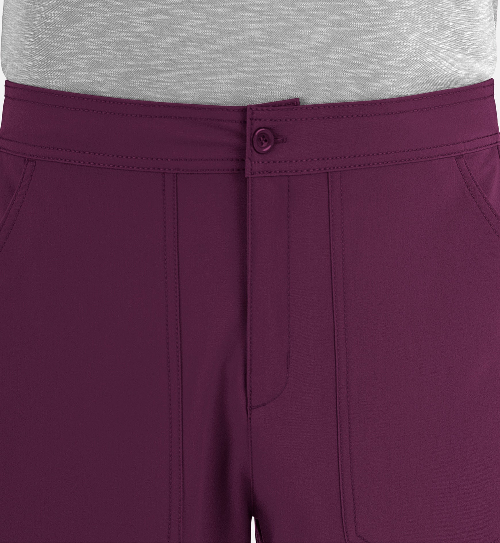 Matrix Pro Men's 8901 Men's Half Elastic Waistband Cargo Pants Wine