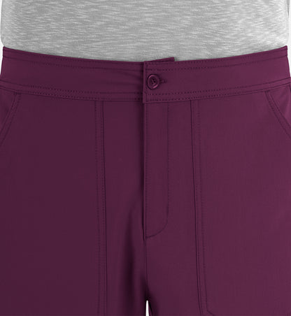 Matrix Pro Men's 8901 Men's Half Elastic Waistband Cargo Pants Wine