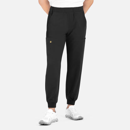 Matrix Pro Mens 8902 Men’s Full Elastic Waistband Jogger Black