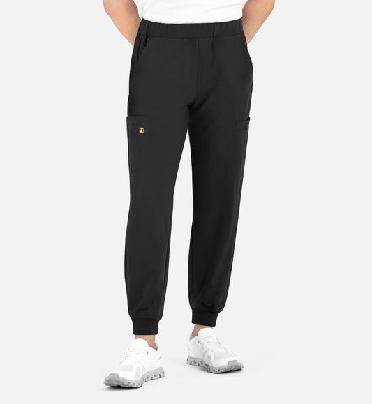 Matrix Pro Men's 8902 Men's Full Elastic Waistband Jogger Black