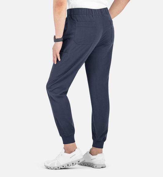 Matrix Pro Mens 8902 Men’s Full Elastic Waistband Jogger Heather Navy