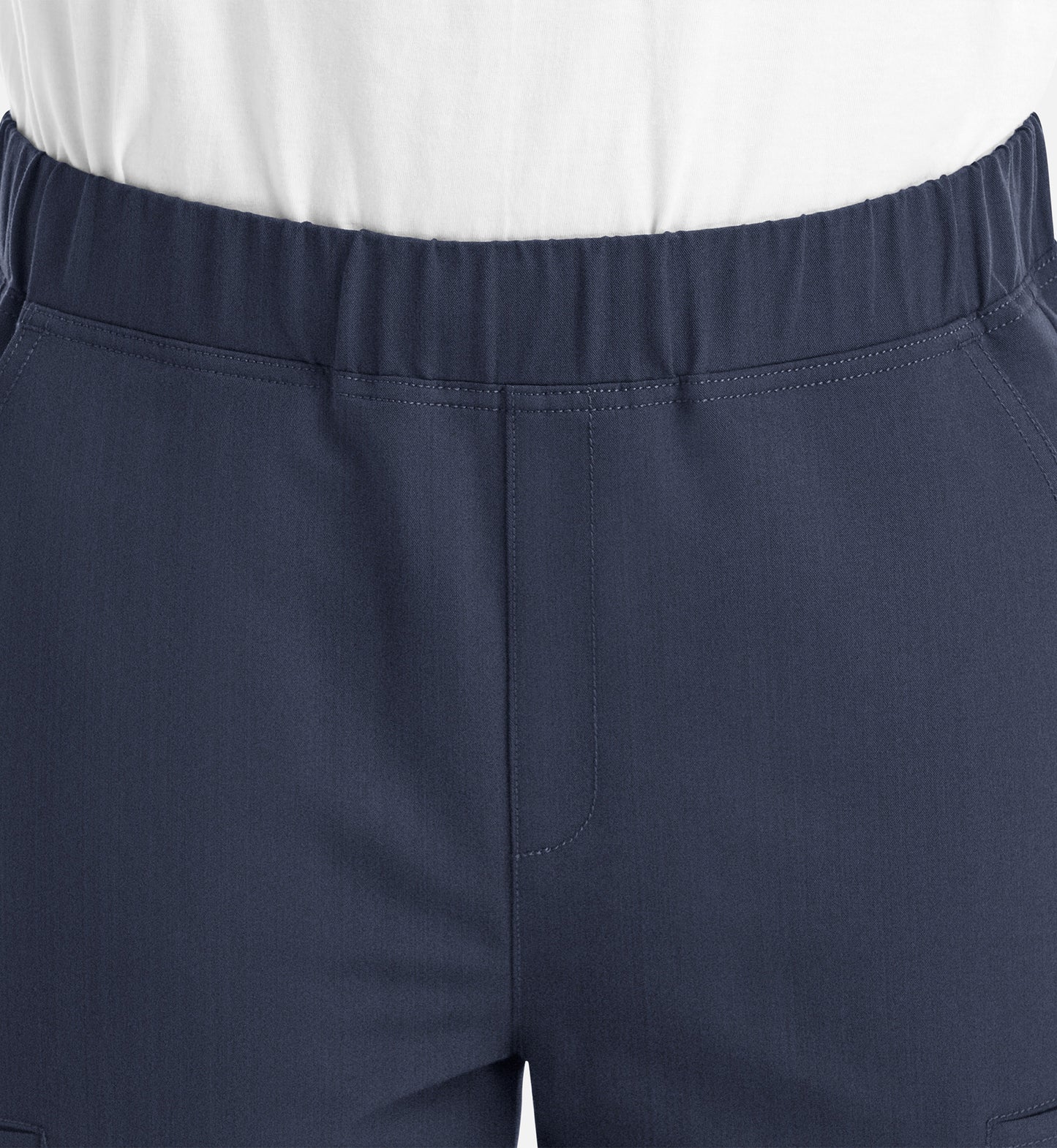 Matrix Pro Mens 8902 Men’s Full Elastic Waistband Jogger Short Heather Navy