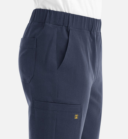 Matrix Pro Men's 8902 Men's Full Elastic Waistband Jogger Heather Navy