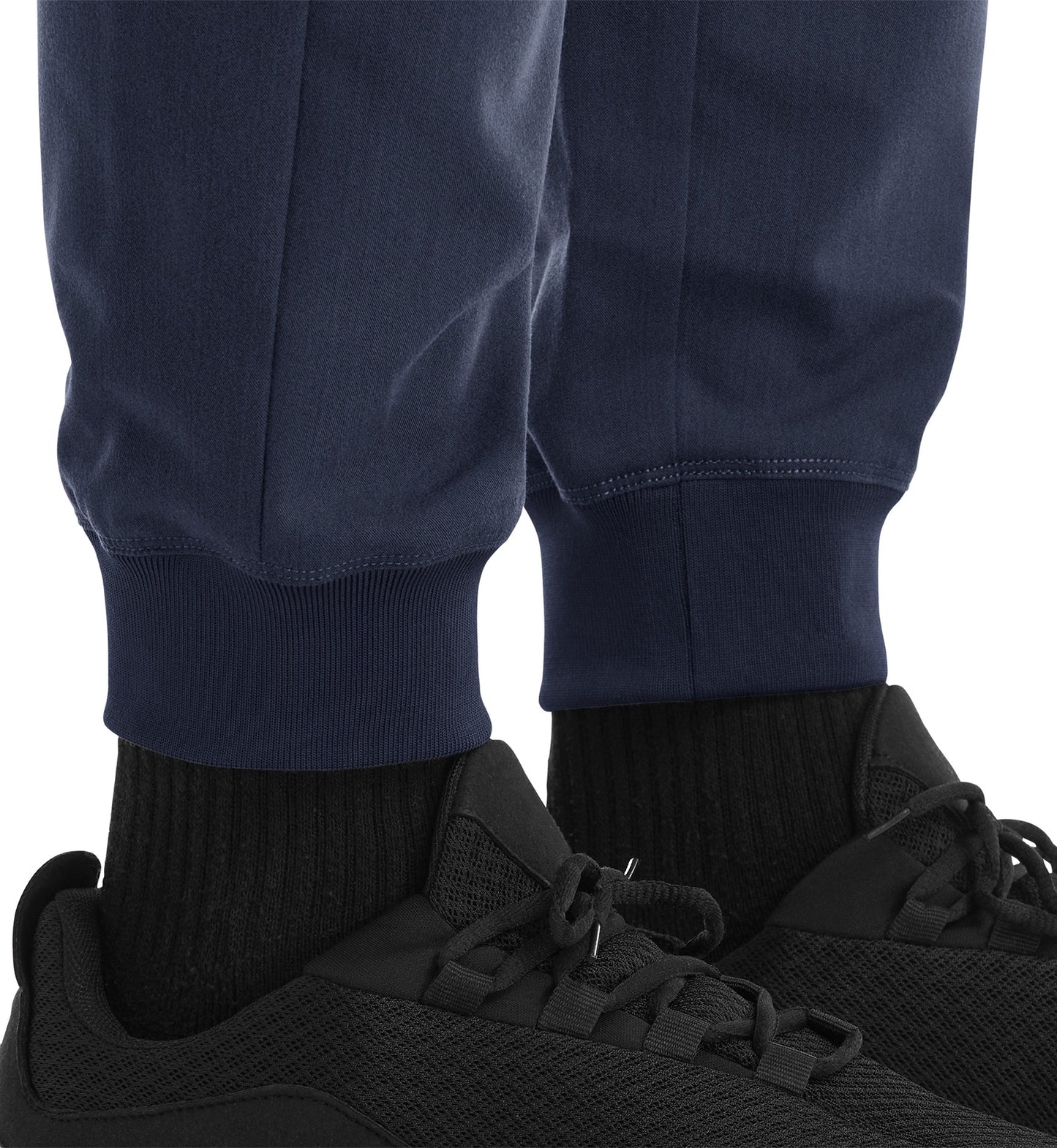 Matrix Pro Mens 8902 Men’s Full Elastic Waistband Jogger Heather Navy