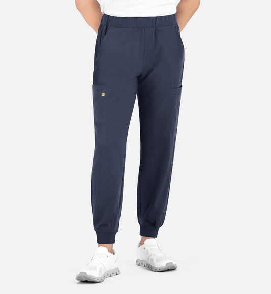Matrix Pro Men's 8902 Men's Full Elastic Waistband Jogger Heather Navy