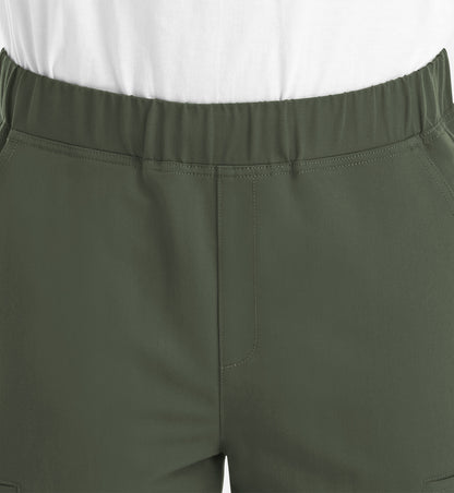 Matrix Pro Mens 8902 Men’s Full Elastic Waistband Jogger Short Olive