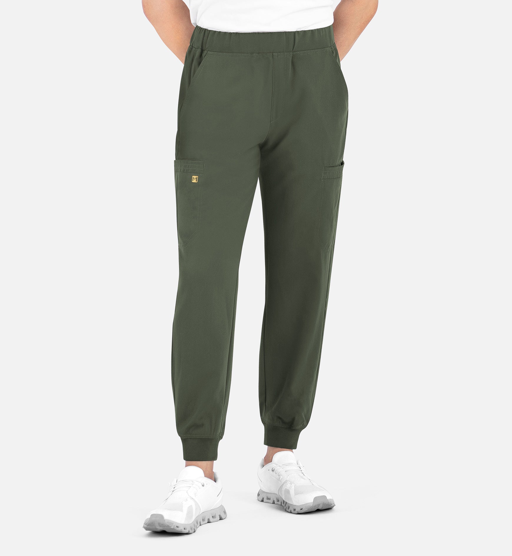 Matrix Pro Men's 8902 Men's Full Elastic Waistband Jogger Olive