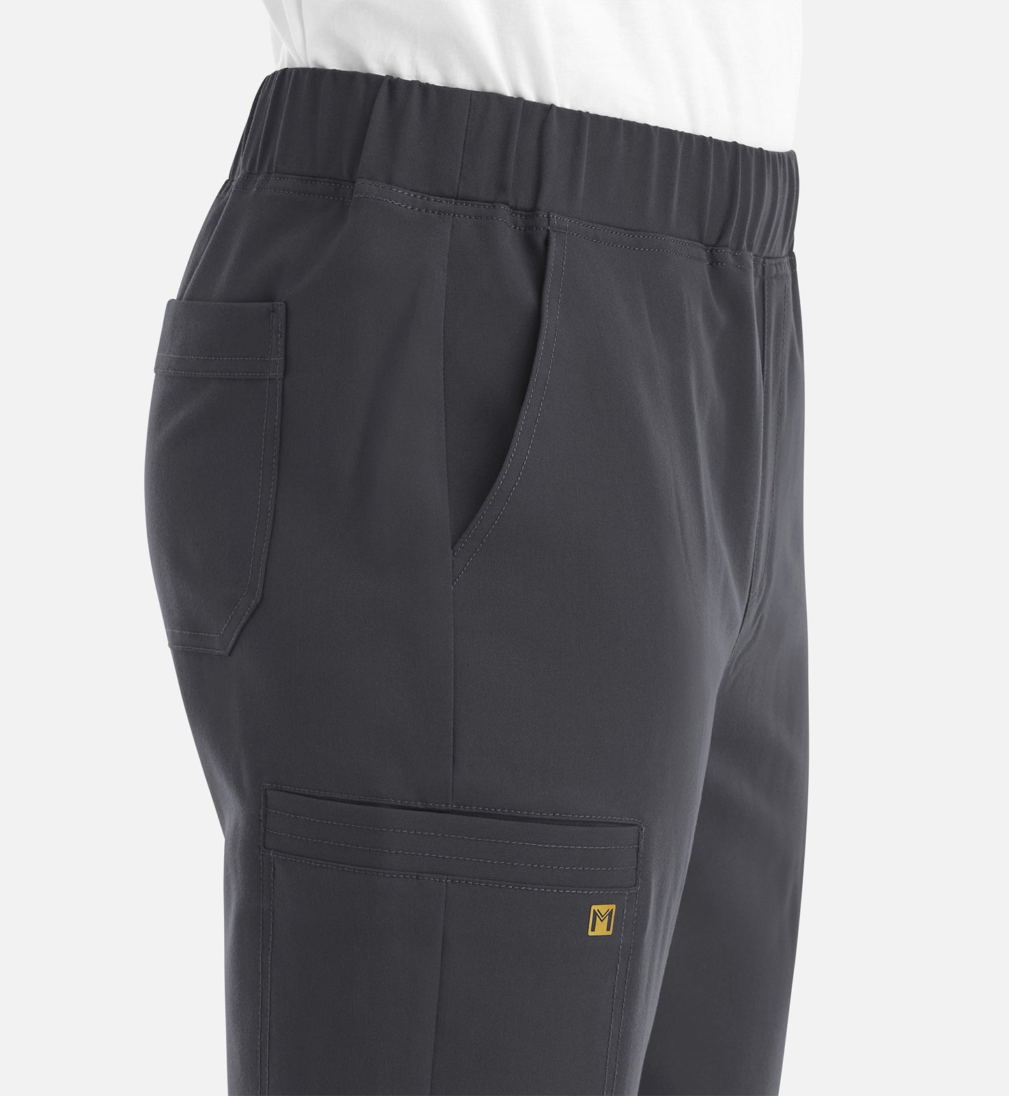Matrix Pro Men's 8902 Men's Full Elastic Waistband Jogger Pewter